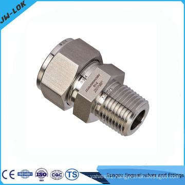 Best-selling Titanium Compression Tube Fittings equivalent to Swagelok : Male Connector